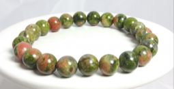 Unakite Jasper Stretch Bracelet